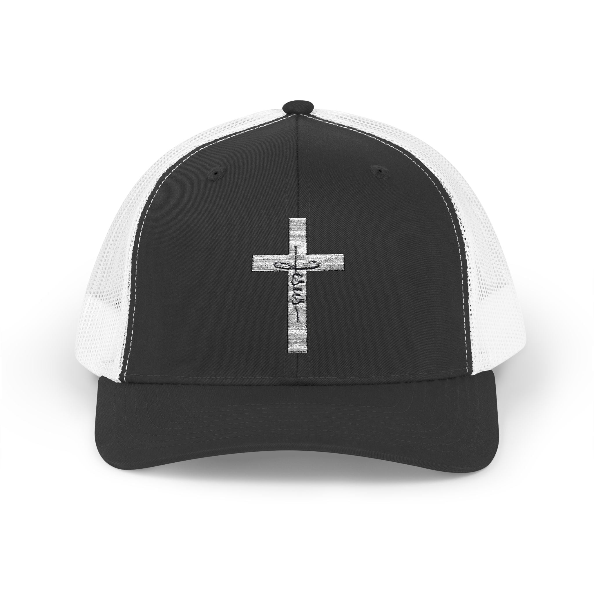 Cross With Jesus Snapback Trucker Hat