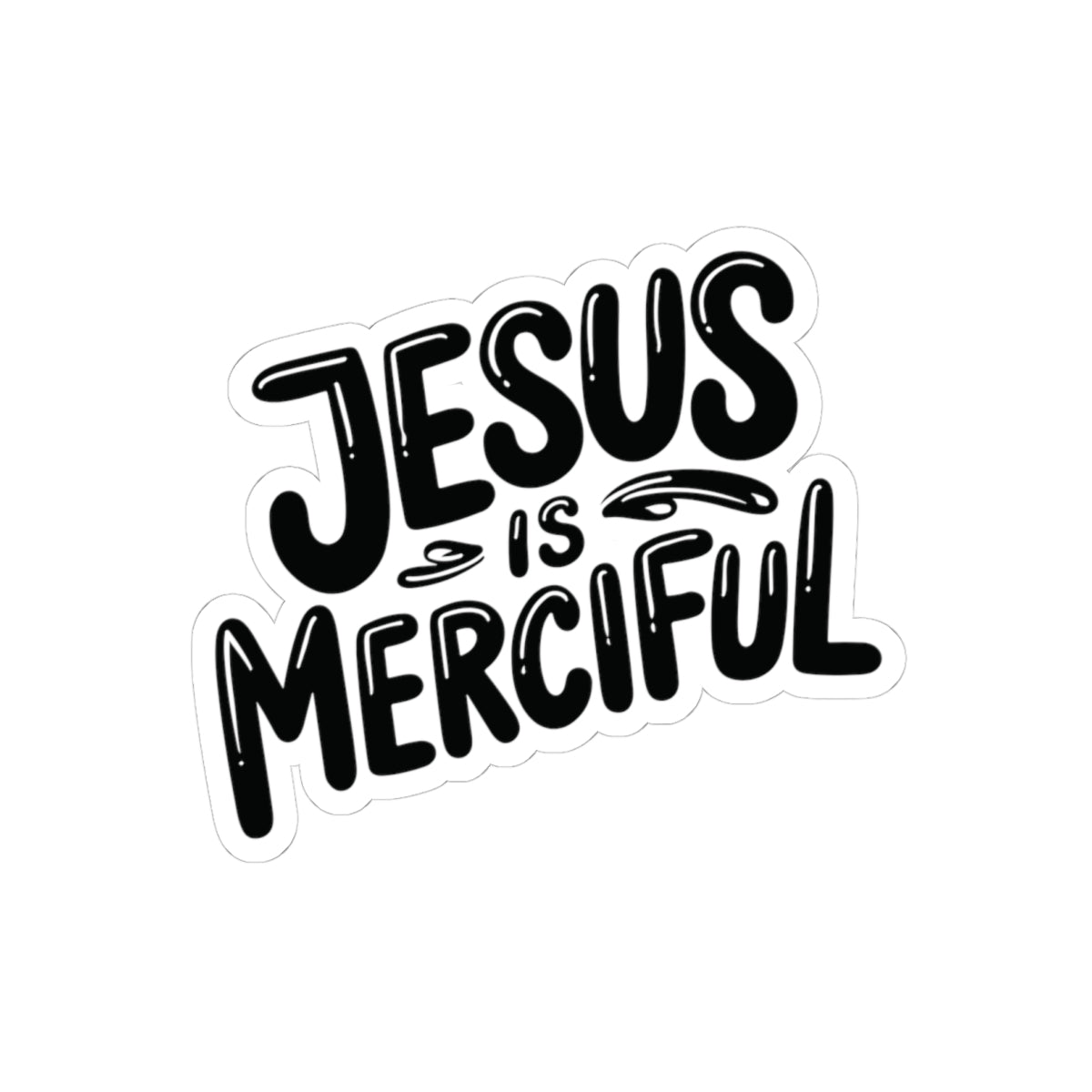 Jesus is Merciful Kiss-Cut Stickers