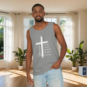 You Are Known, Loved, Worthy, Chosen, Enough Unisex Relaxed Fit Tank Top - My Faith My Father