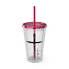Cross With Faith Sunsplash 16oz Tumbler with Straw - My Faith My Father