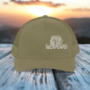 God Is My Refuge Snapback Trucker Hat - My Faith My Father