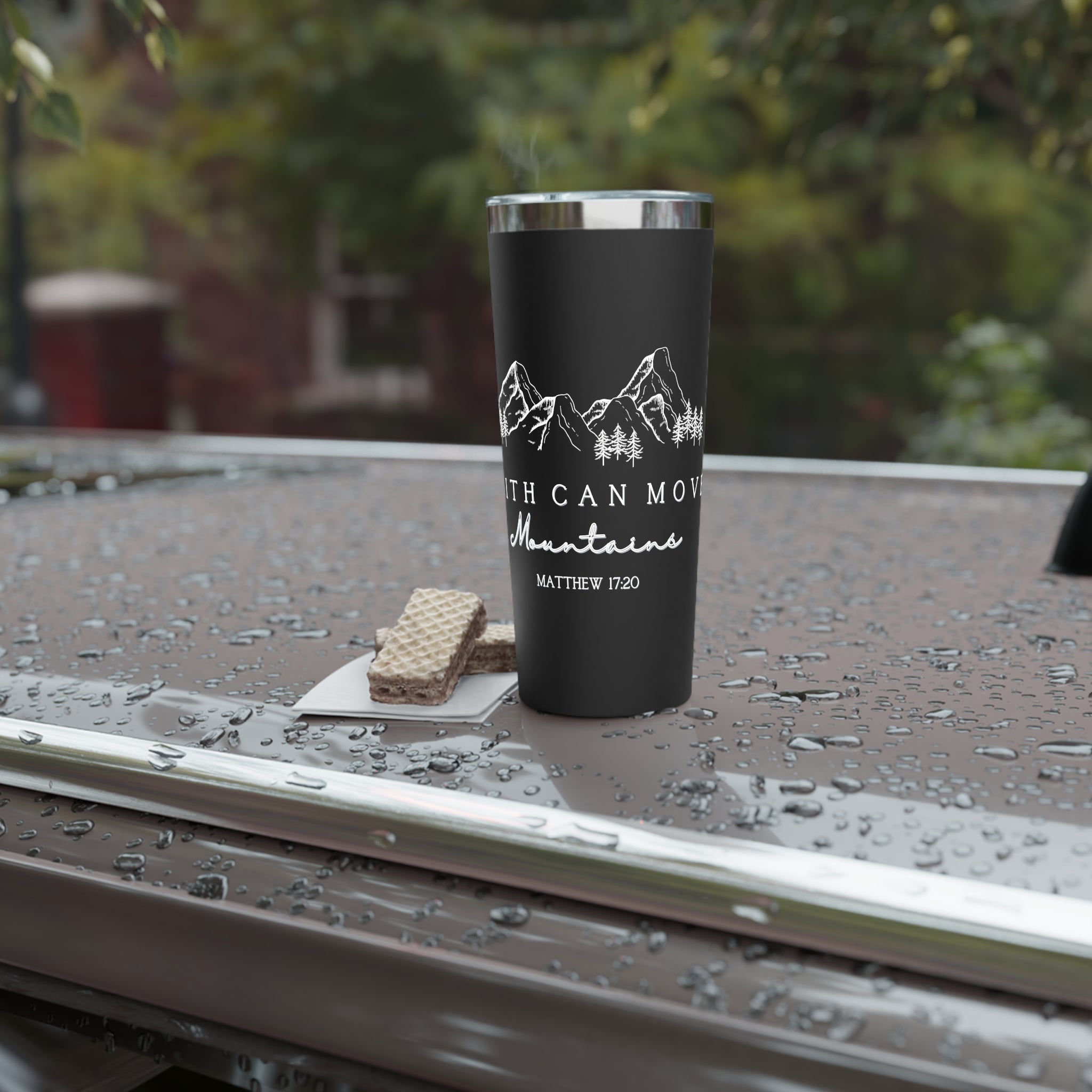 Faith Can Move Mountains 22oz Copper Vacuum Insulated Mug