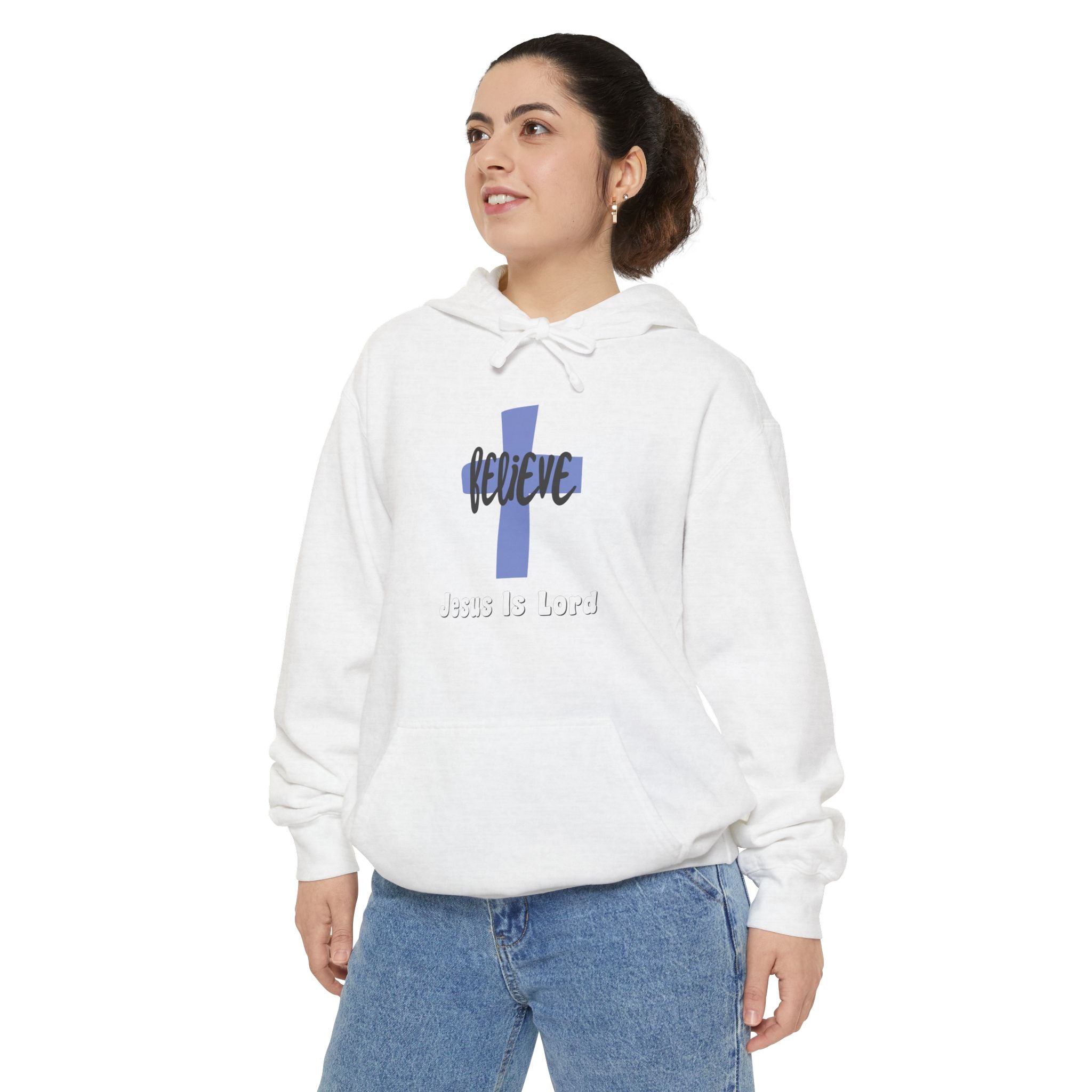 Believe Jesus Is Lord Unisex Relaxed Fit Long Sleeve T-Shirt