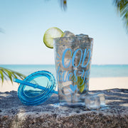 God Loves You 16oz Sunsplash Tumbler With Straw - My Faith My Father