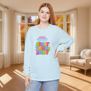 With God, Great Things Await Unisex Relaxed Fit Long Sleeve T-Shirt - My Faith My Father