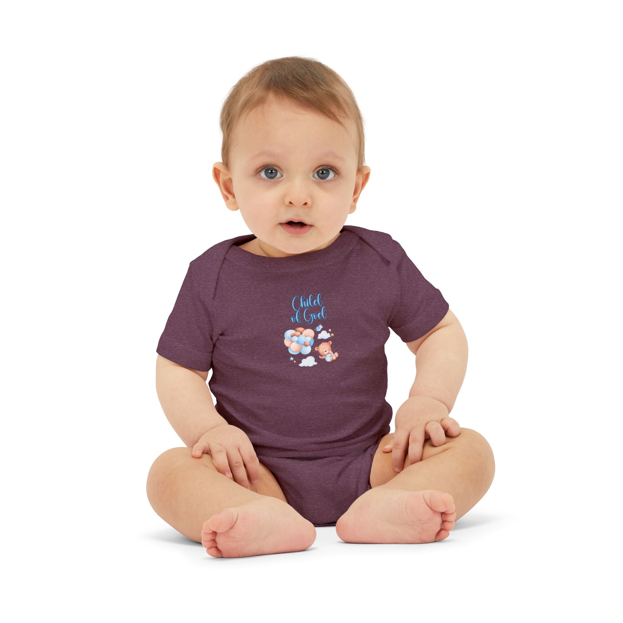 Child of God Infant Jersey One Piece, Christian Baby Bodysuit, Cute Baby Outfit, Gift for New Parents, Infant Clothing, Baby Shower Gift