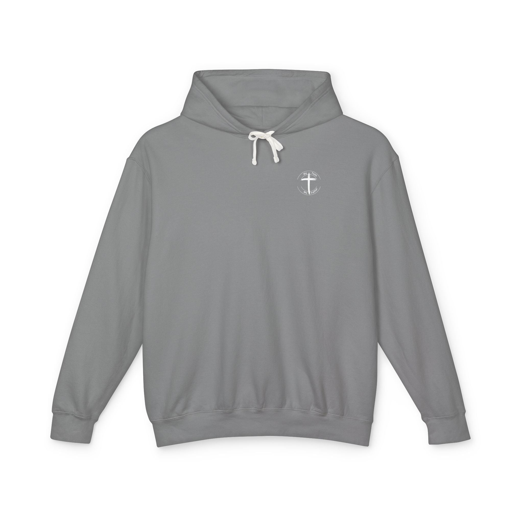 God Will Never Leave You Unisex Relaxed Fit Lightweight Hooded Sweatshirt