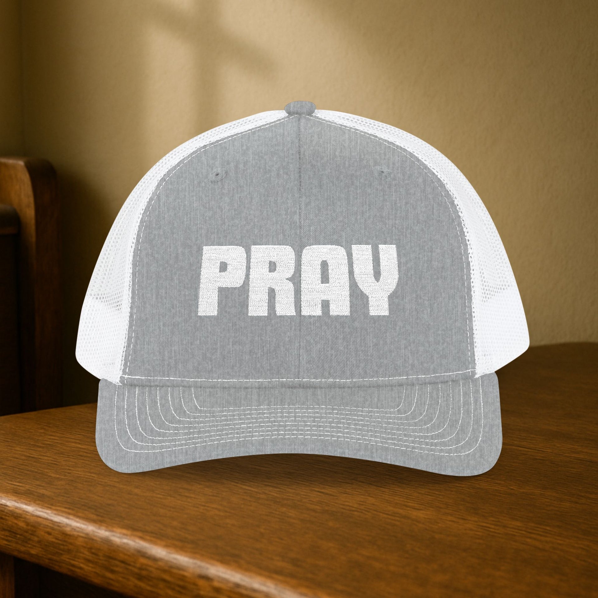 Pray Snapback Trucker Hat - My Faith My Father