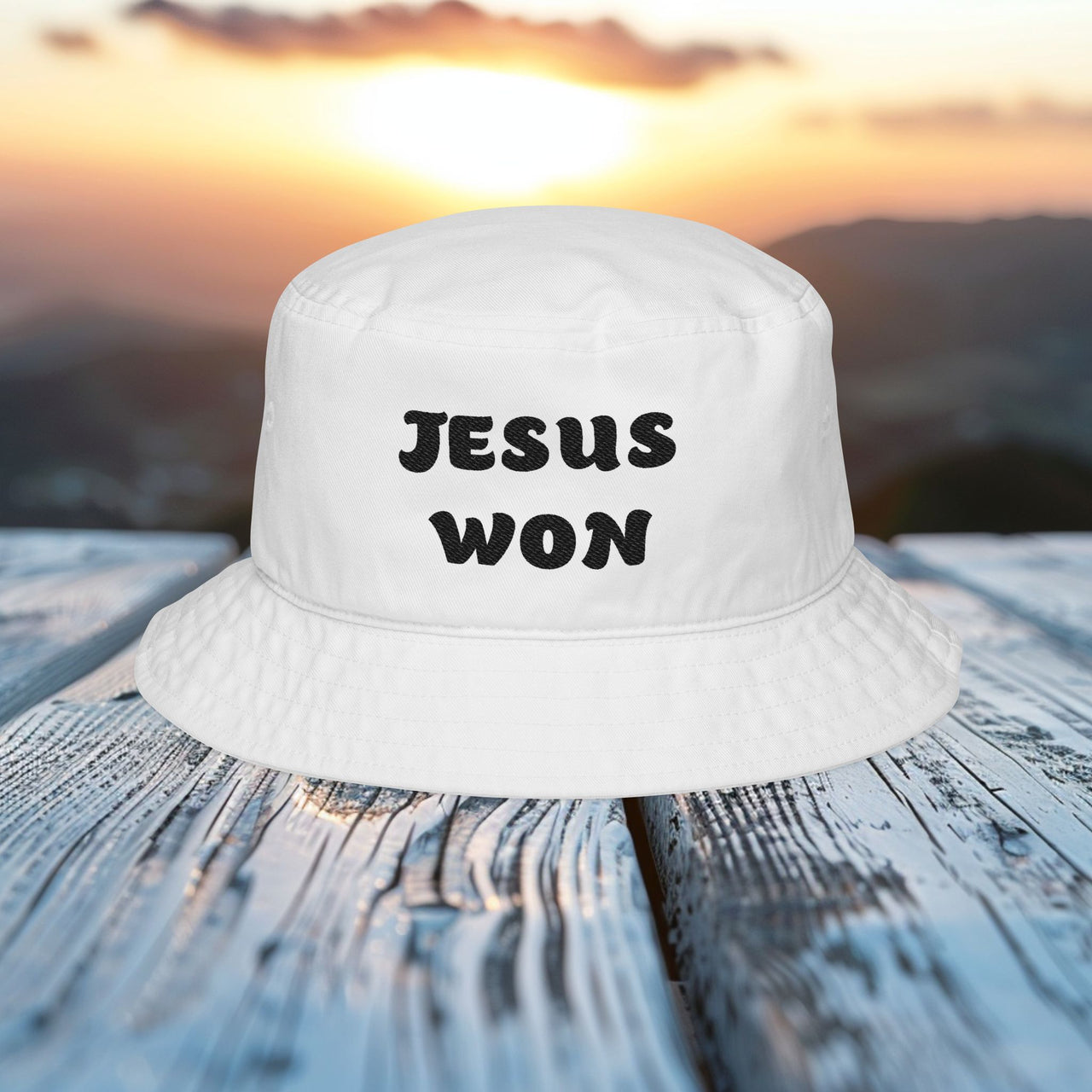 Jesus Won Bucket Hat - My Faith My Father