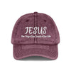 Embroidered Vintage Cap - Jesus The Way, The Truth, The Life Hat - My Faith My Father