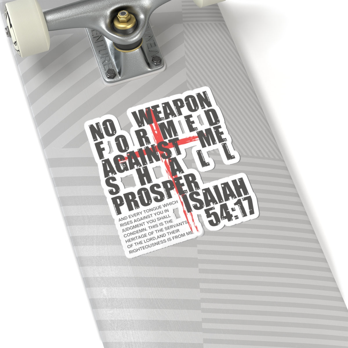 Isaiah 54:17 Kiss-Cut Sticker - My Faith My Father