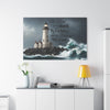 Psalm 18:2 Lighthouse Matte Canvas Wall Art - My Faith My Father