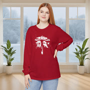 Jesus On Cross Unisex Relaxed Fit Long Sleeve T-Shirt - My Faith My Father