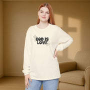 God is Love Unisex Relaxed Fit Long Sleeve T-Shirt - My Faith My Father