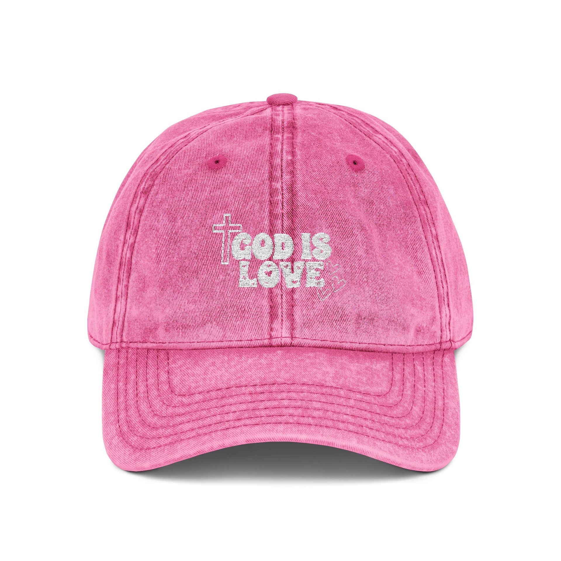 God Is Love Vintage Hat - My Faith My Father