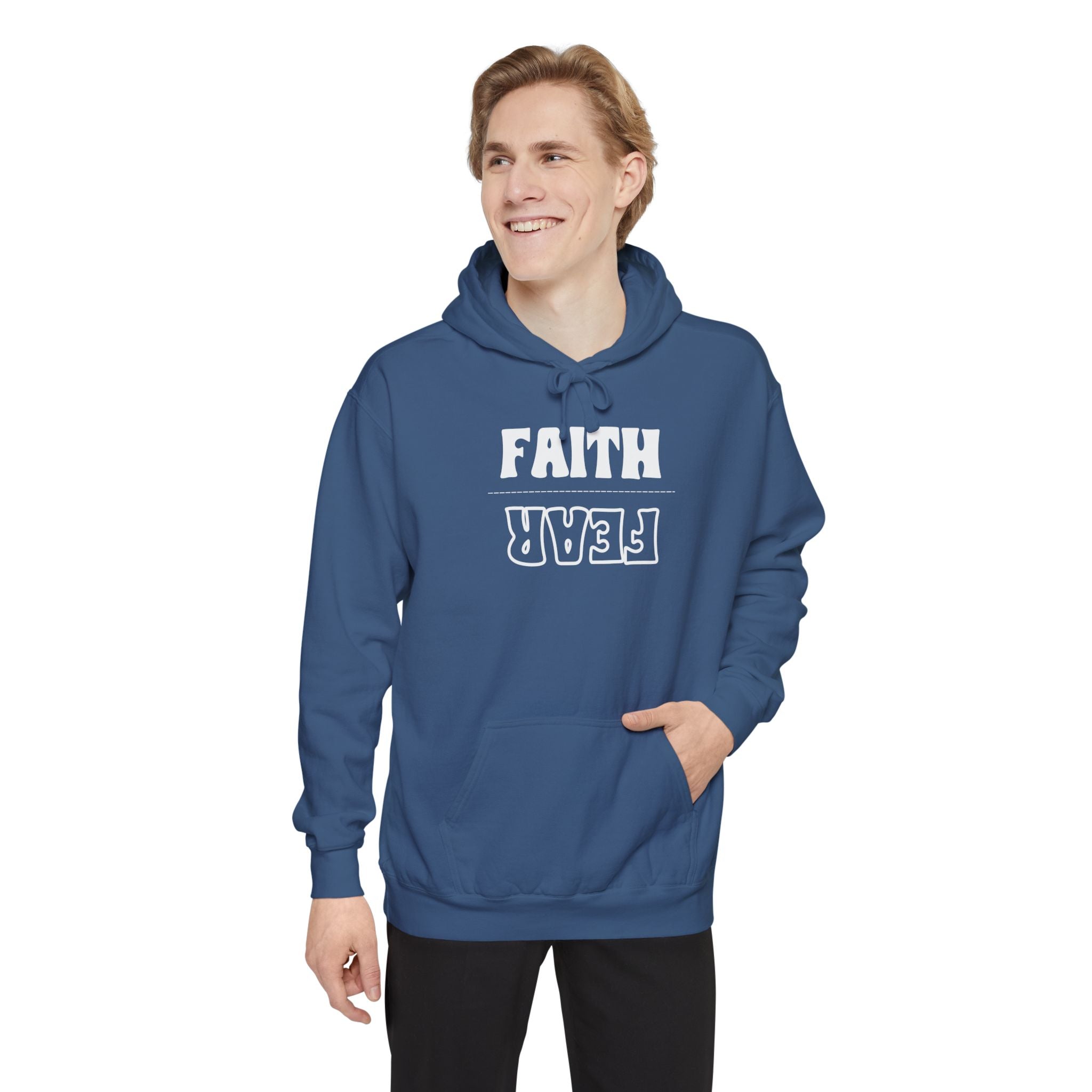 Faith Over Fear Unisex Relaxed Fit Hoodie