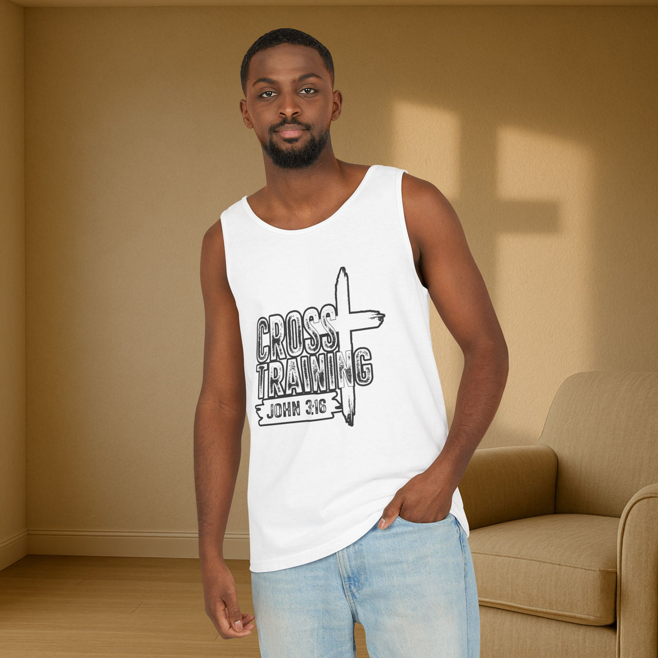 Cross Training Unisex Relaxed Fit Tank Top - My Faith My Father