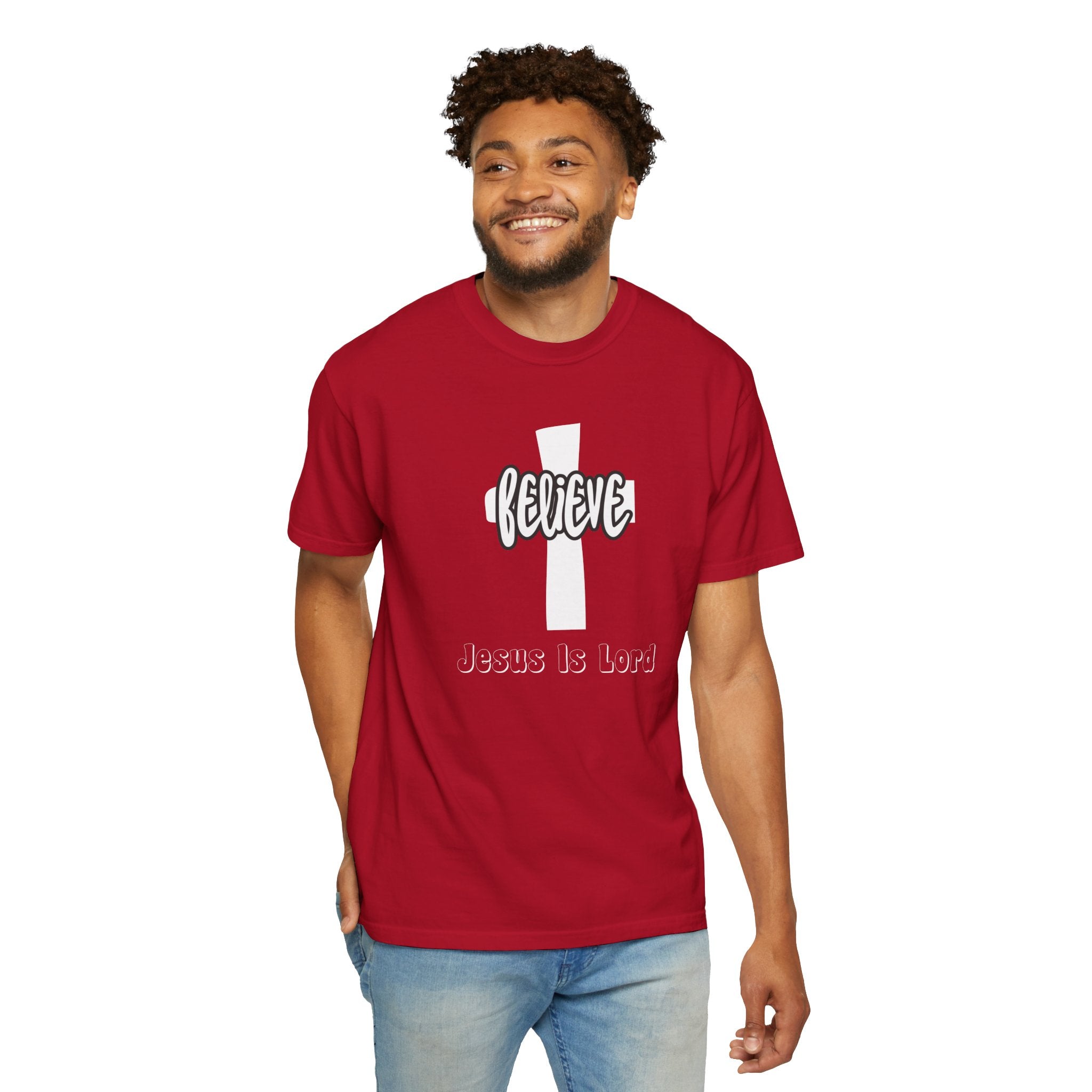 Believe Jesus Is Lord Unisex Relaxed Fit T-Shirt