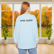 Jesus Saves Unisex Long Sleeve T-Shirt - My Faith My Father