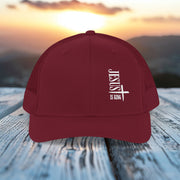 Jesus Is King Snapback Trucker Hat - My Faith My Father