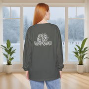 God is My Refuge Unisex Relaxed Fit Long Sleeve T-Shirt - My Faith My Father
