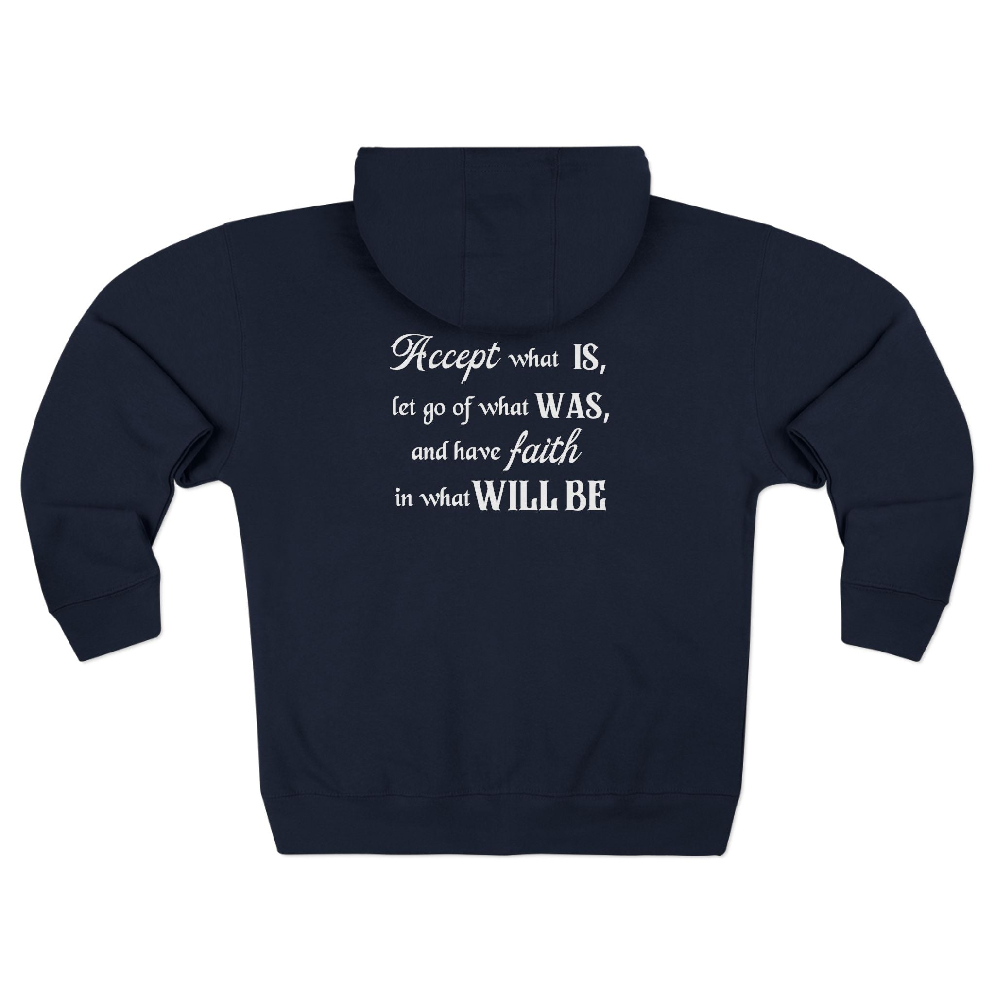 Accept What Is Unisex Zip Hoodie