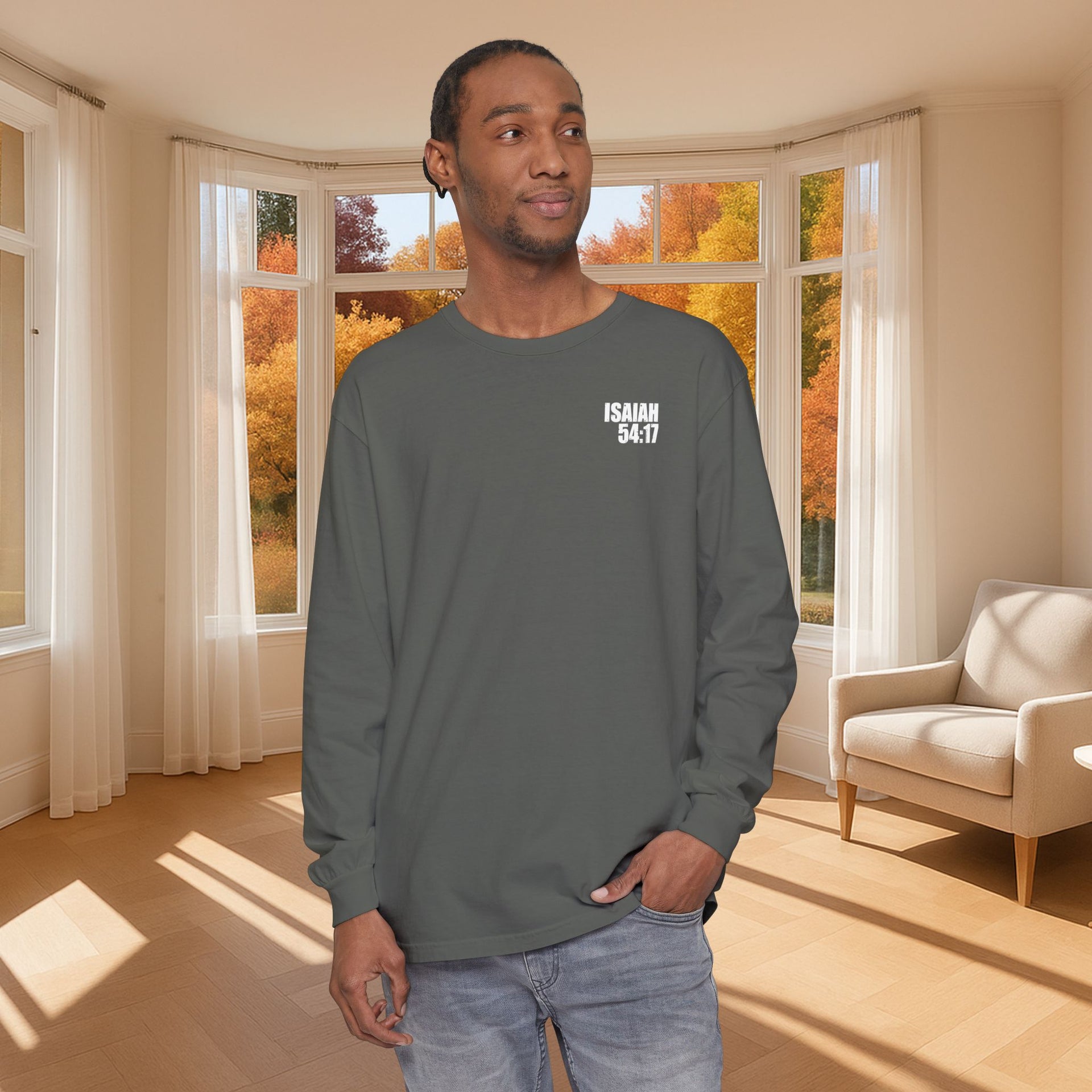 Isaiah 54:17 Unisex Long Sleeve T-Shirt - My Faith My Father