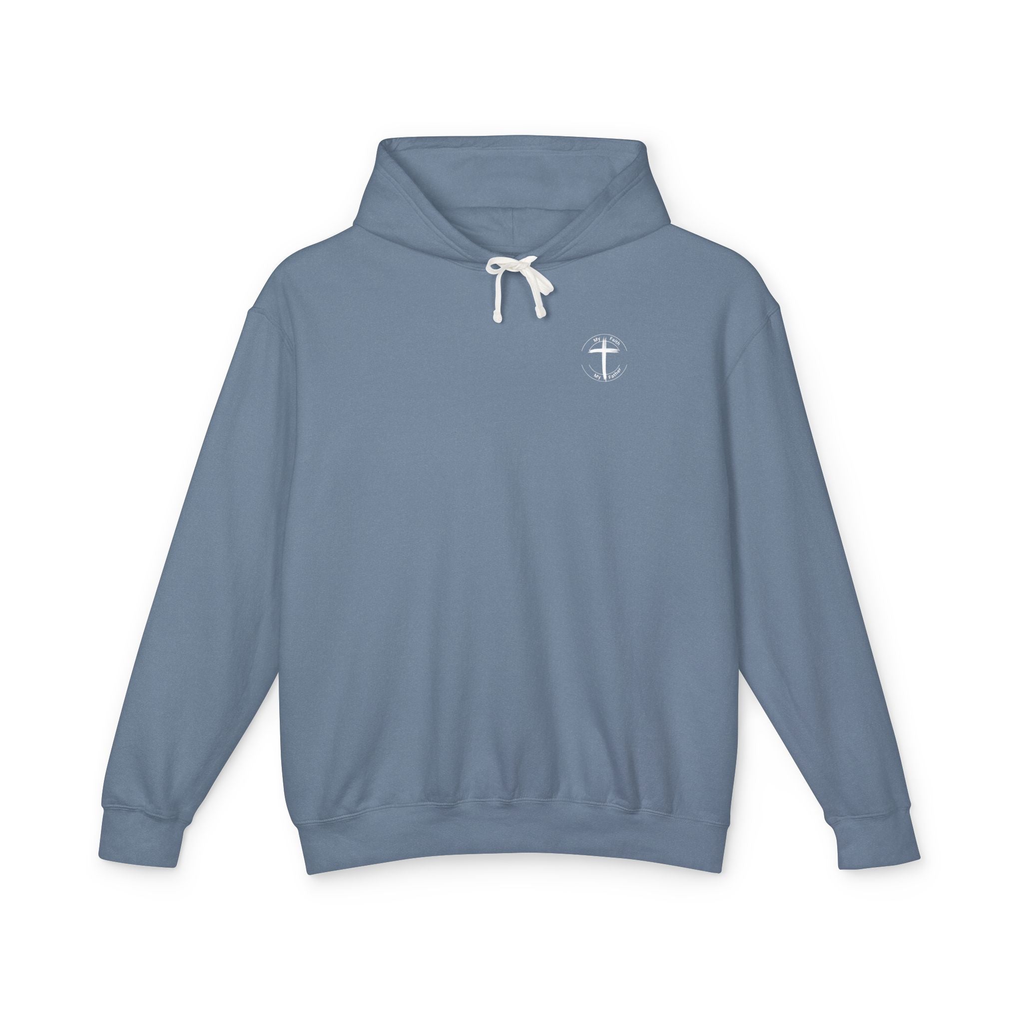 God Will Never Leave You Unisex Relaxed Fit Lightweight Hooded Sweatshirt