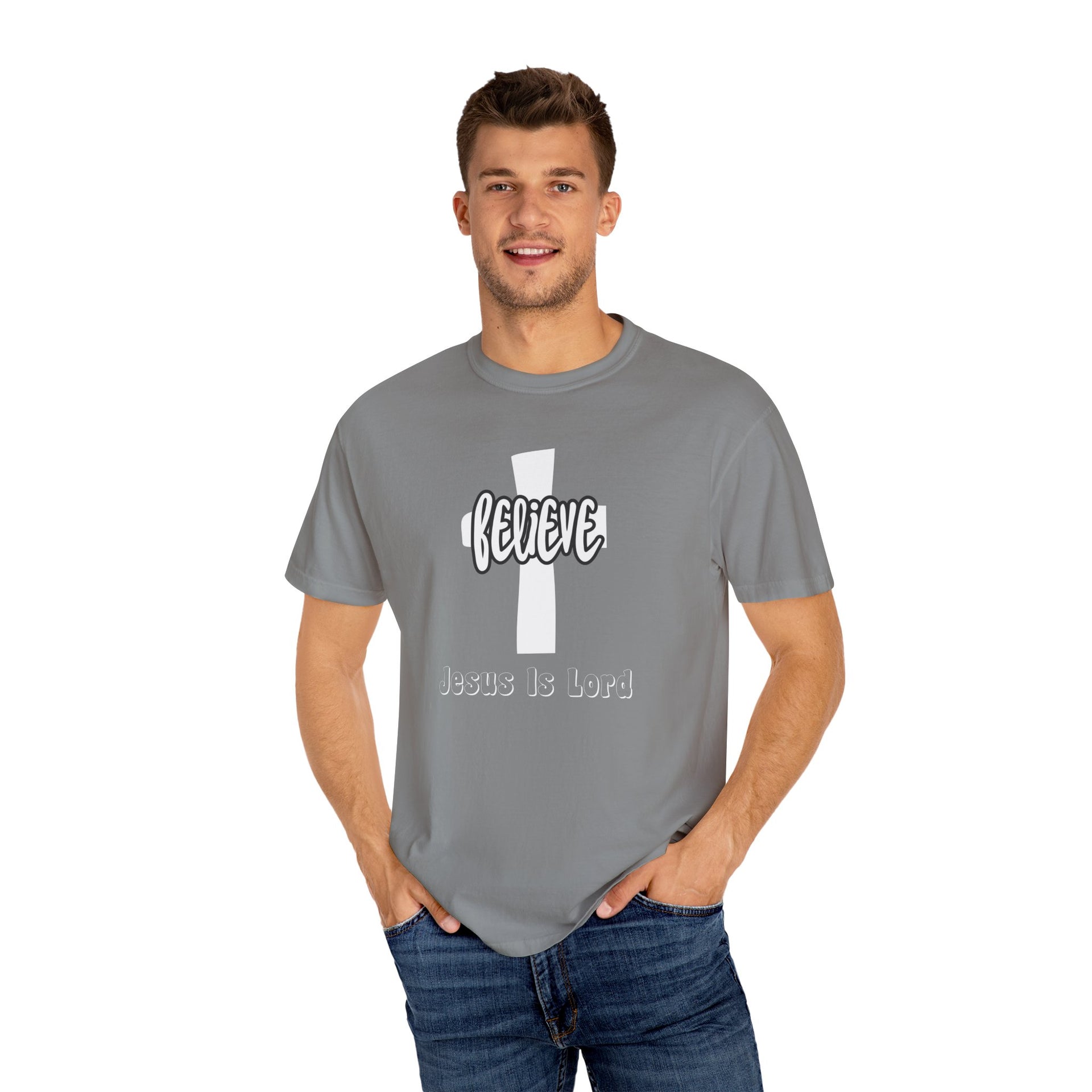 Believe in Jesus Unisex Relaxed Fit T-Shirt - My Faith My Father