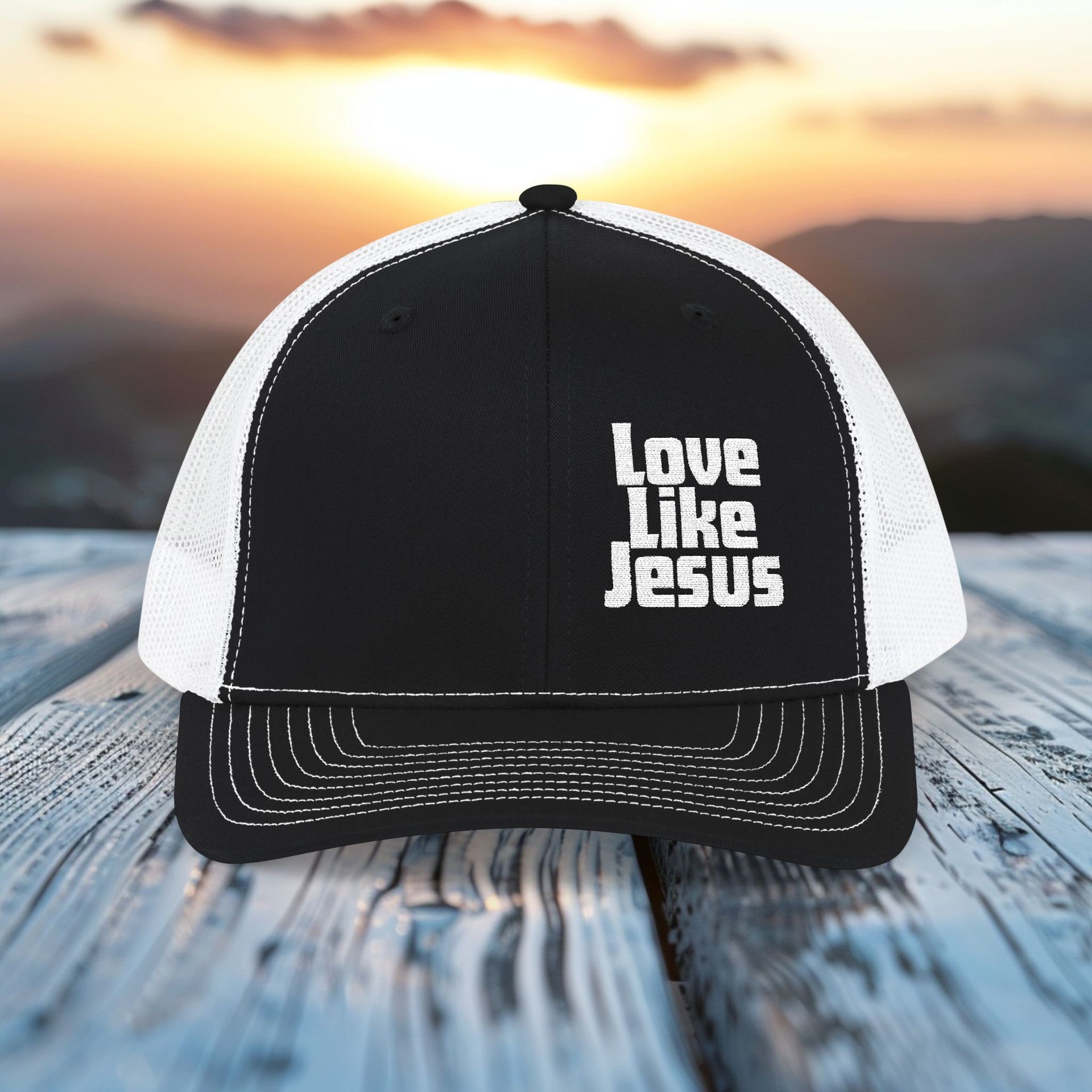 Love Like Jesus Snapback Trucker Hat - My Faith My Father