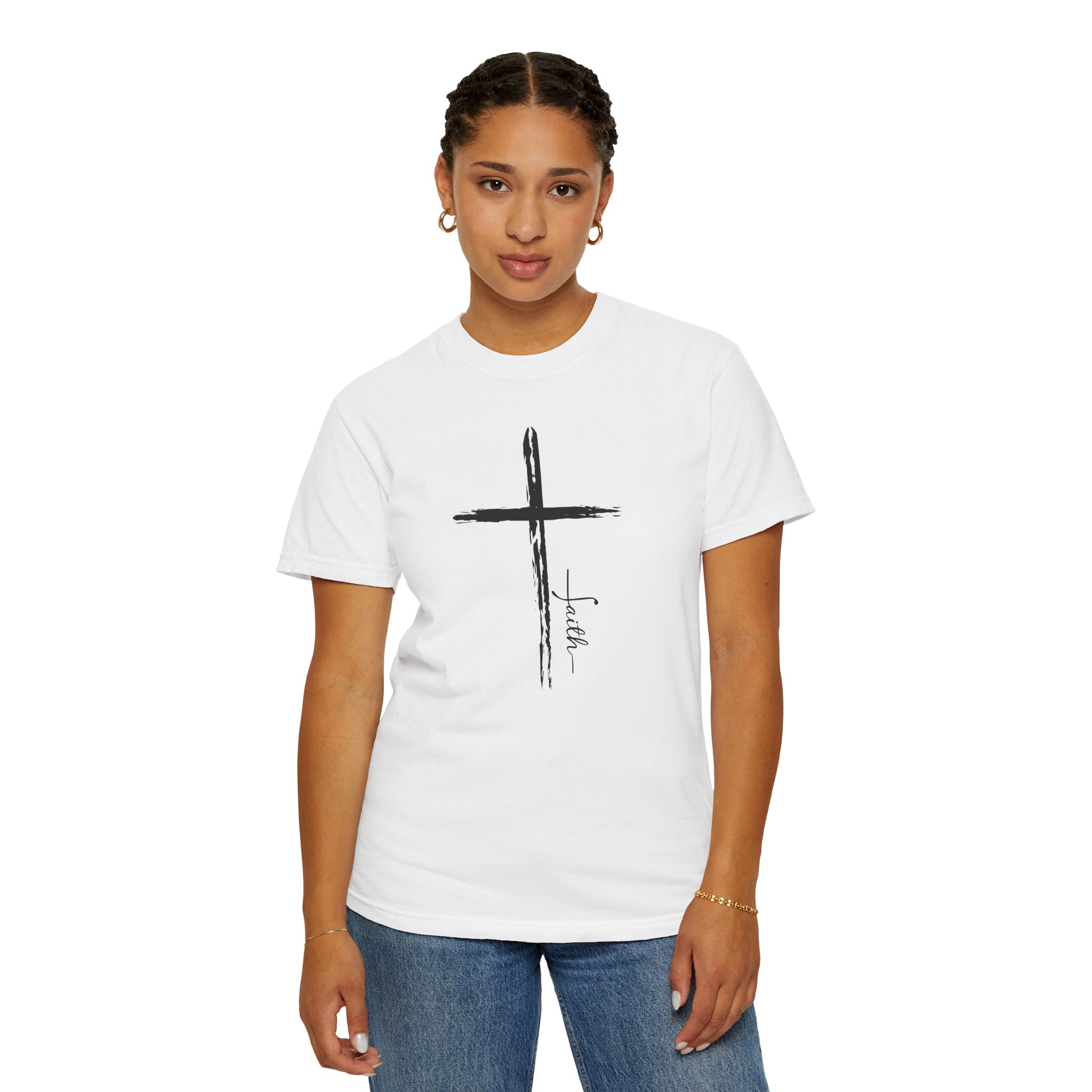 Cross With Faith Unisex Relaxed Fit T-Shirt