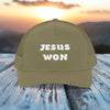 Jesus Won – Richardson 112 Snapback Trucker Hat | Christian Headwear - My Faith My Father