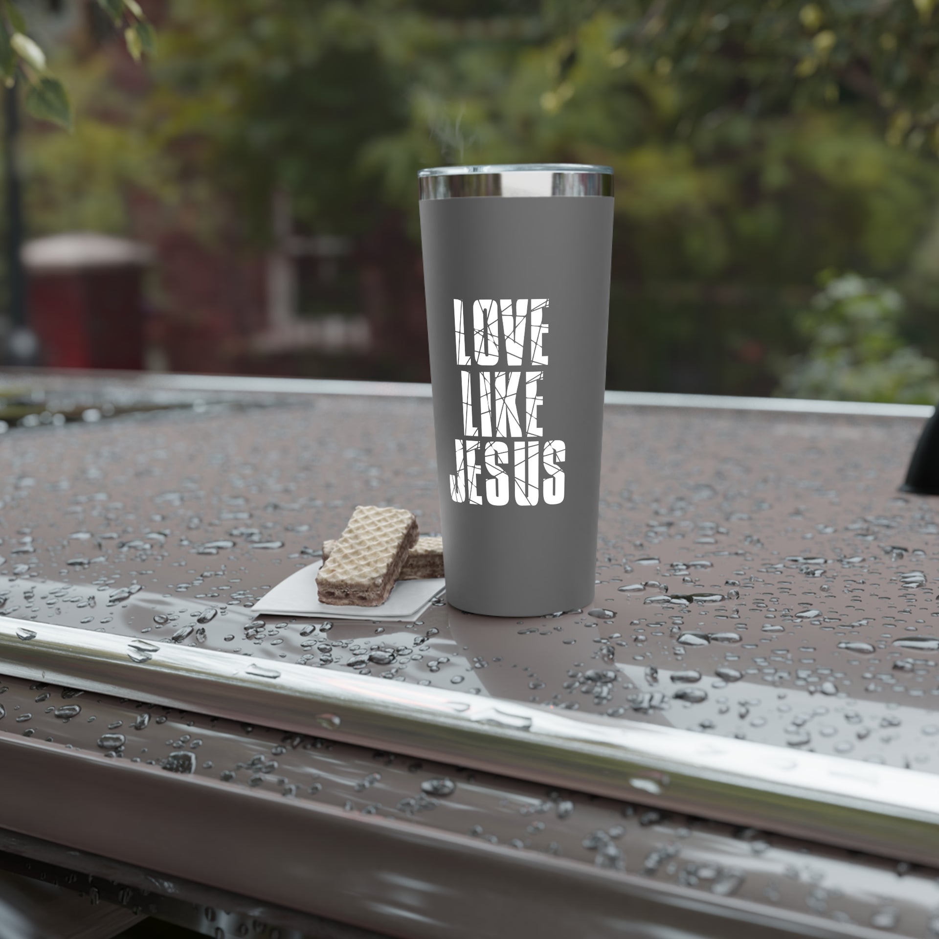 Love Like Jesus Copper Vacuum Insulated 22oz Tumbler - My Faith My Father