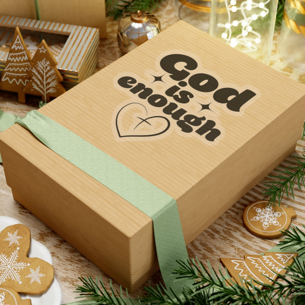 God Is Enough Kiss-Cut Stickers - My Faith My Father