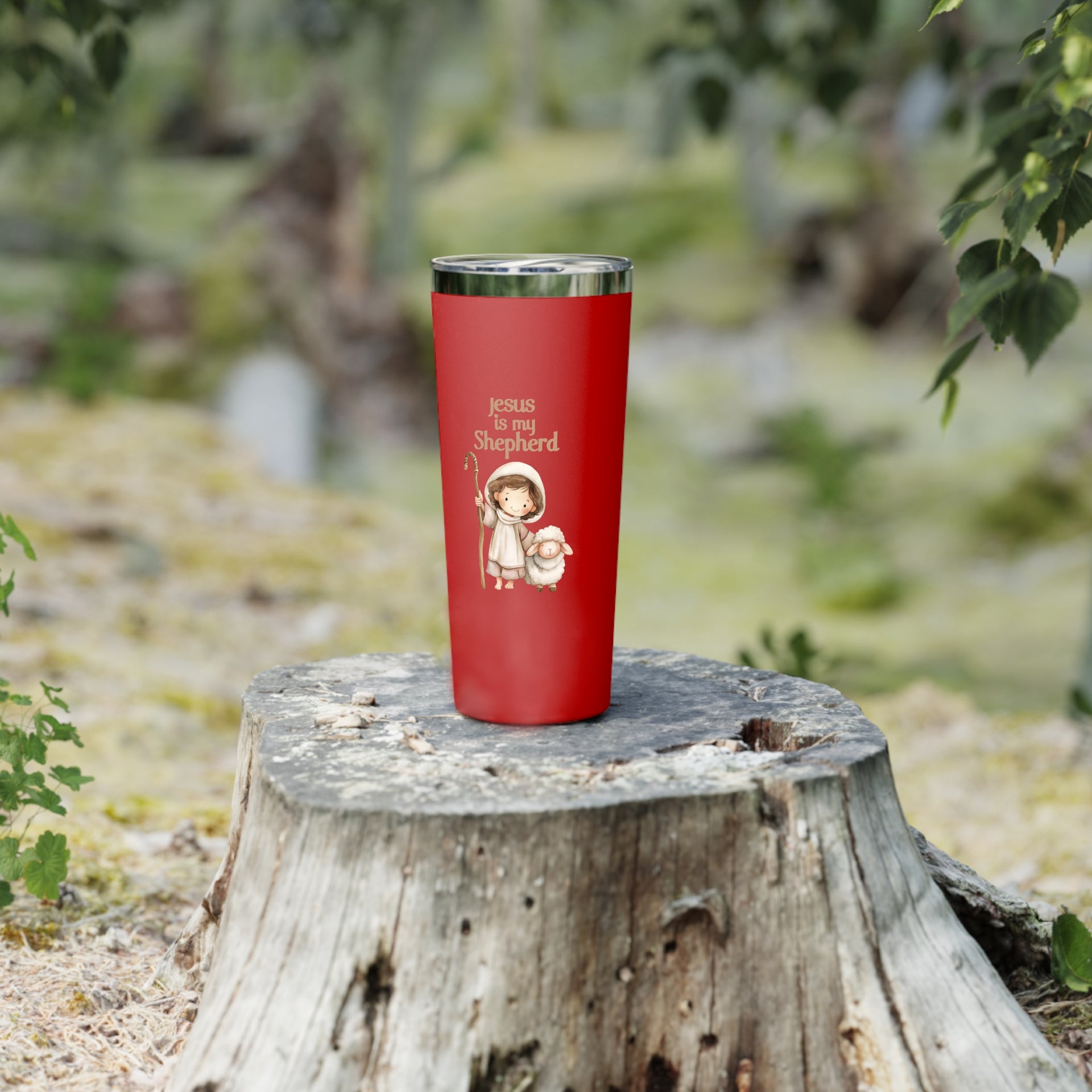 Jesus Is My Shepherd 22oz Copper Vacuum Insulated Tumbler - My Faith My Father