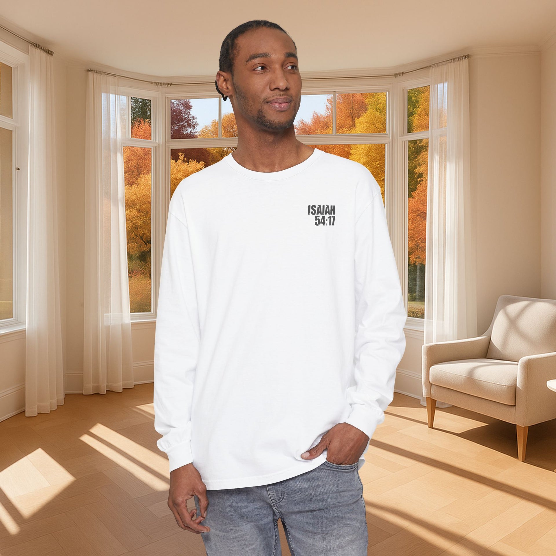 Isaiah 54:17 Unisex Long Sleeve T-Shirt - My Faith My Father