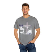 God + USA Unisex Relaxed Fit Garment-Dyed T-shirt, Christian Inspirational Tee - My Faith My Father