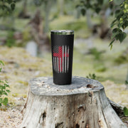 Flag With Cross 22oz Copper Vacuum Insulated Tumbler - My Faith My Father