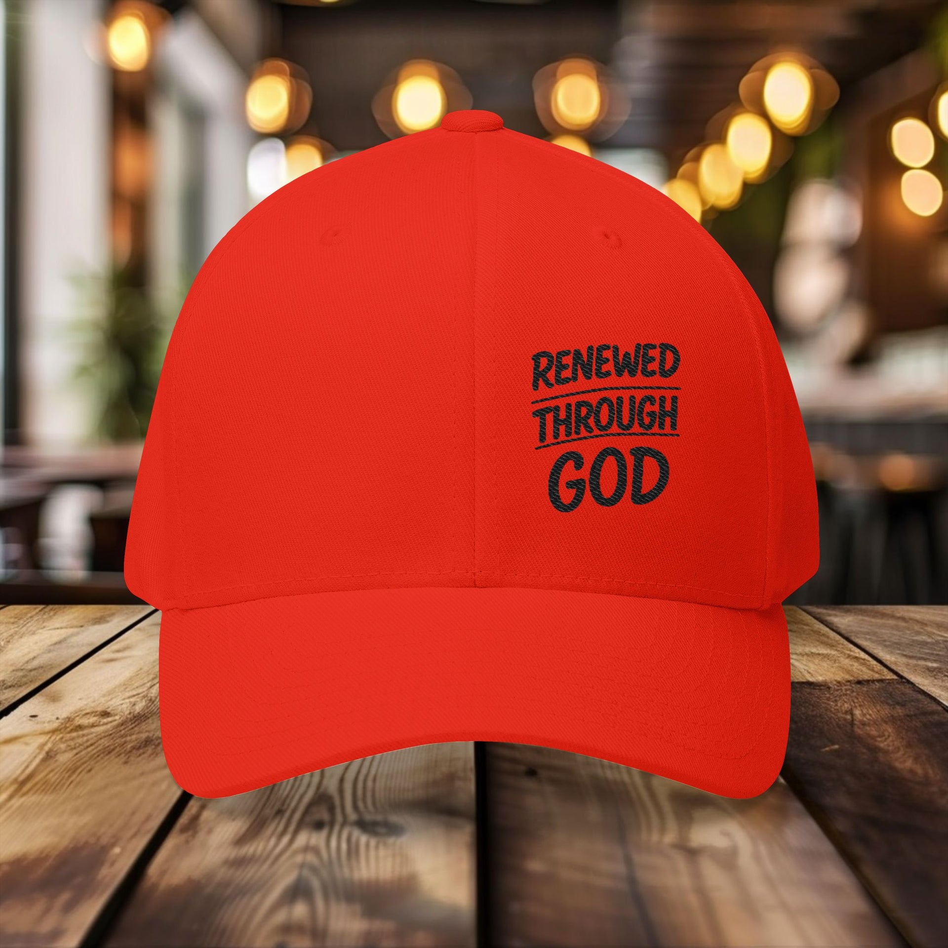 Renewed Through God Flexfit Hat - My Faith My Father