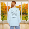 Lilies Unisex Relaxed Fit Long Sleeve T-Shirt - My Faith My Father
