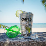 Child of God (Boy) Sunsplash 16oz Tumbler With Straw - My Faith My Father