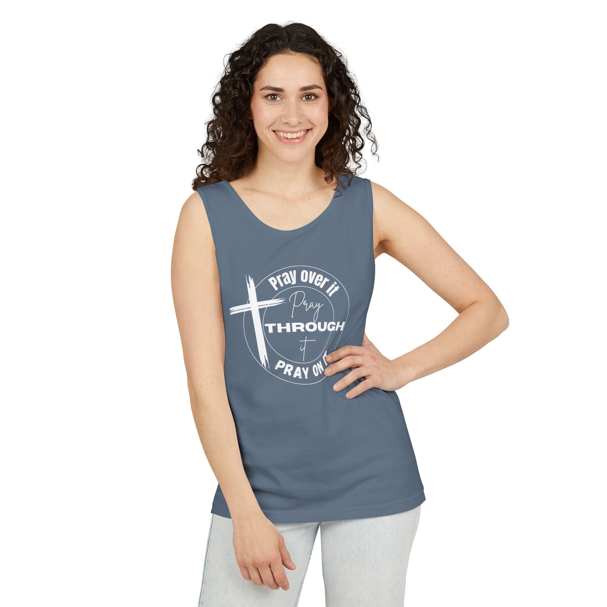 Pray Over It Unisex Relaxed Fit Tank Top