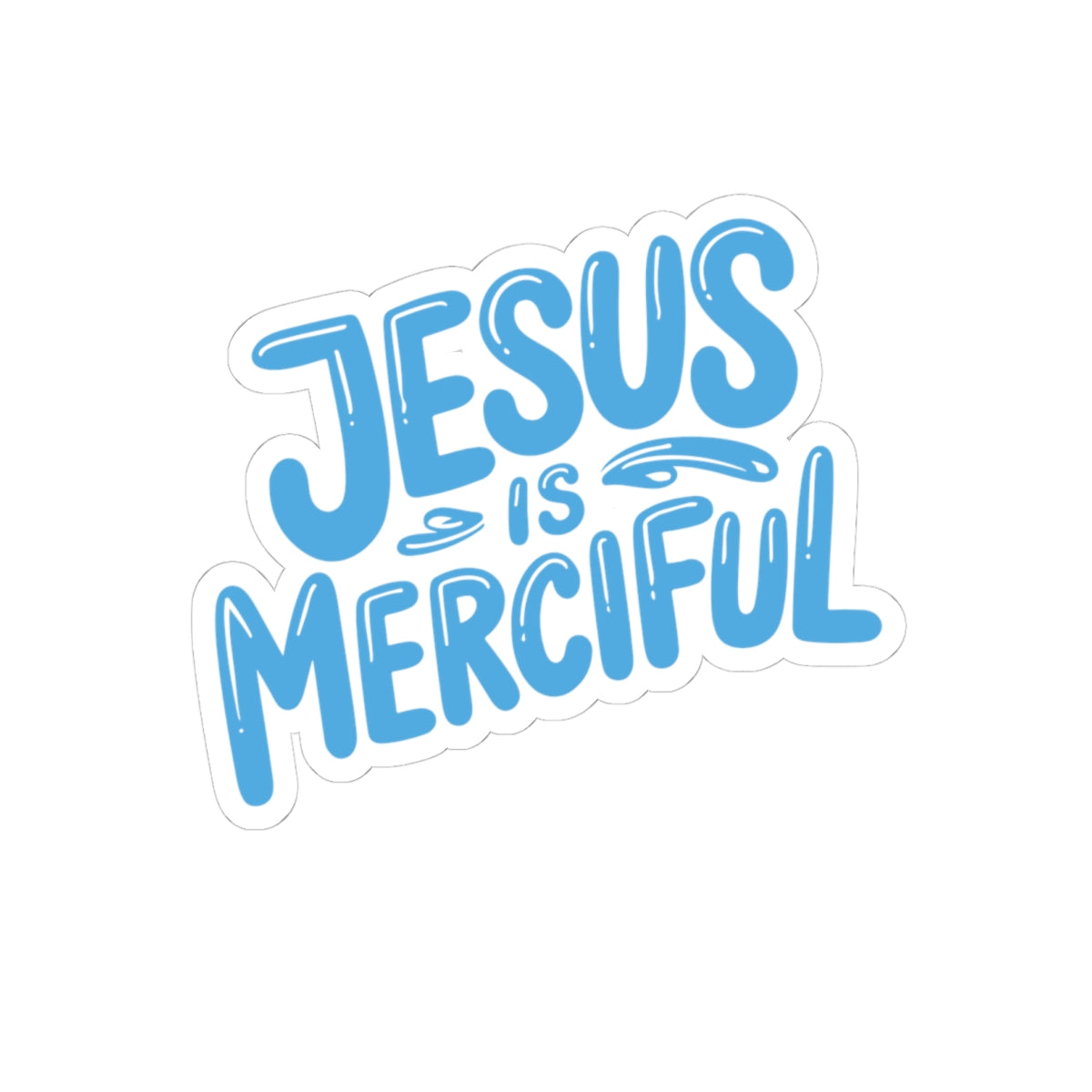 Jesus Is Merciful Kiss-Cut Stickers - My Faith My Father