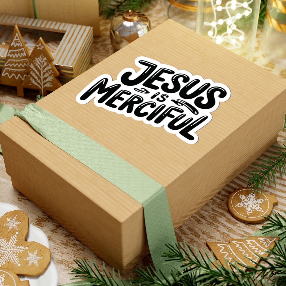 Jesus is Merciful Kiss-Cut Stickers
