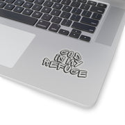 God is My Refuge Kiss-Cut Stickers - My Faith My Father