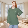 PRAY + Cross Unisex Relaxed Fit Long Sleeve T-Shirt - My Faith My Father