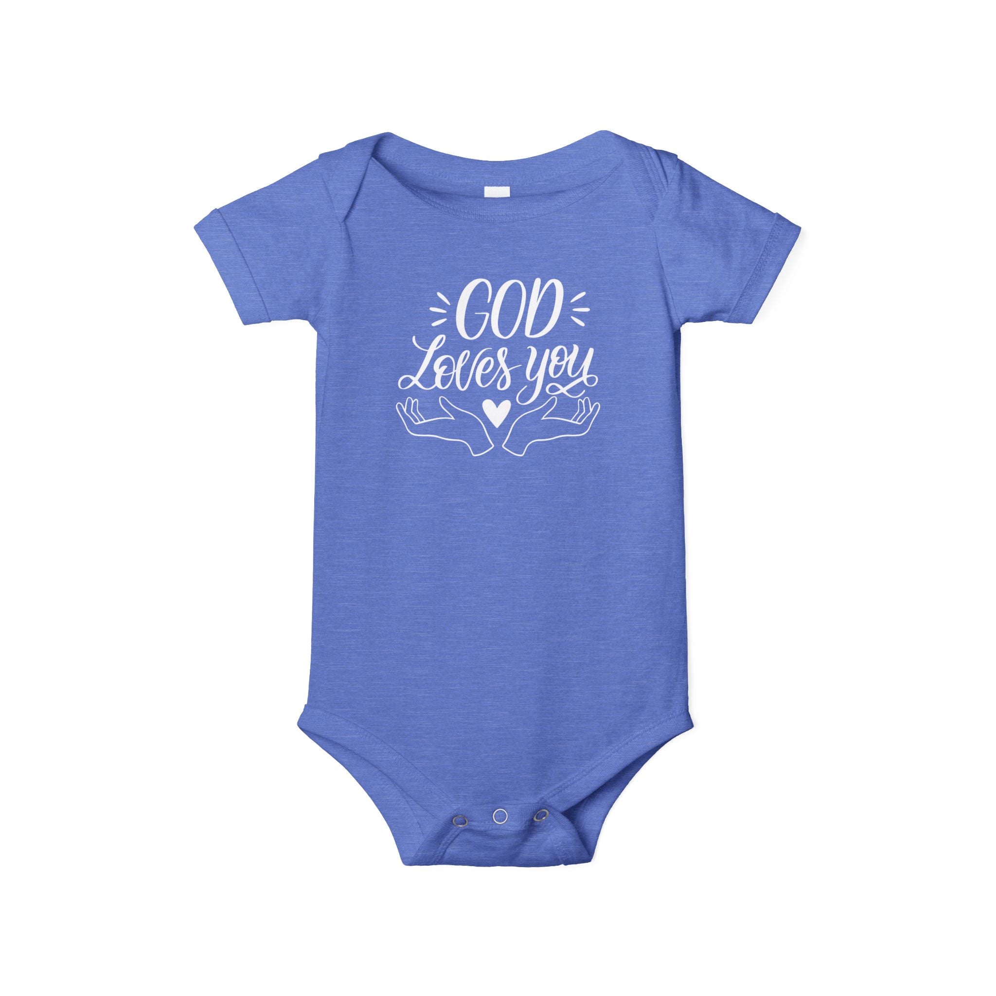 God Loves You Infant One Piece
