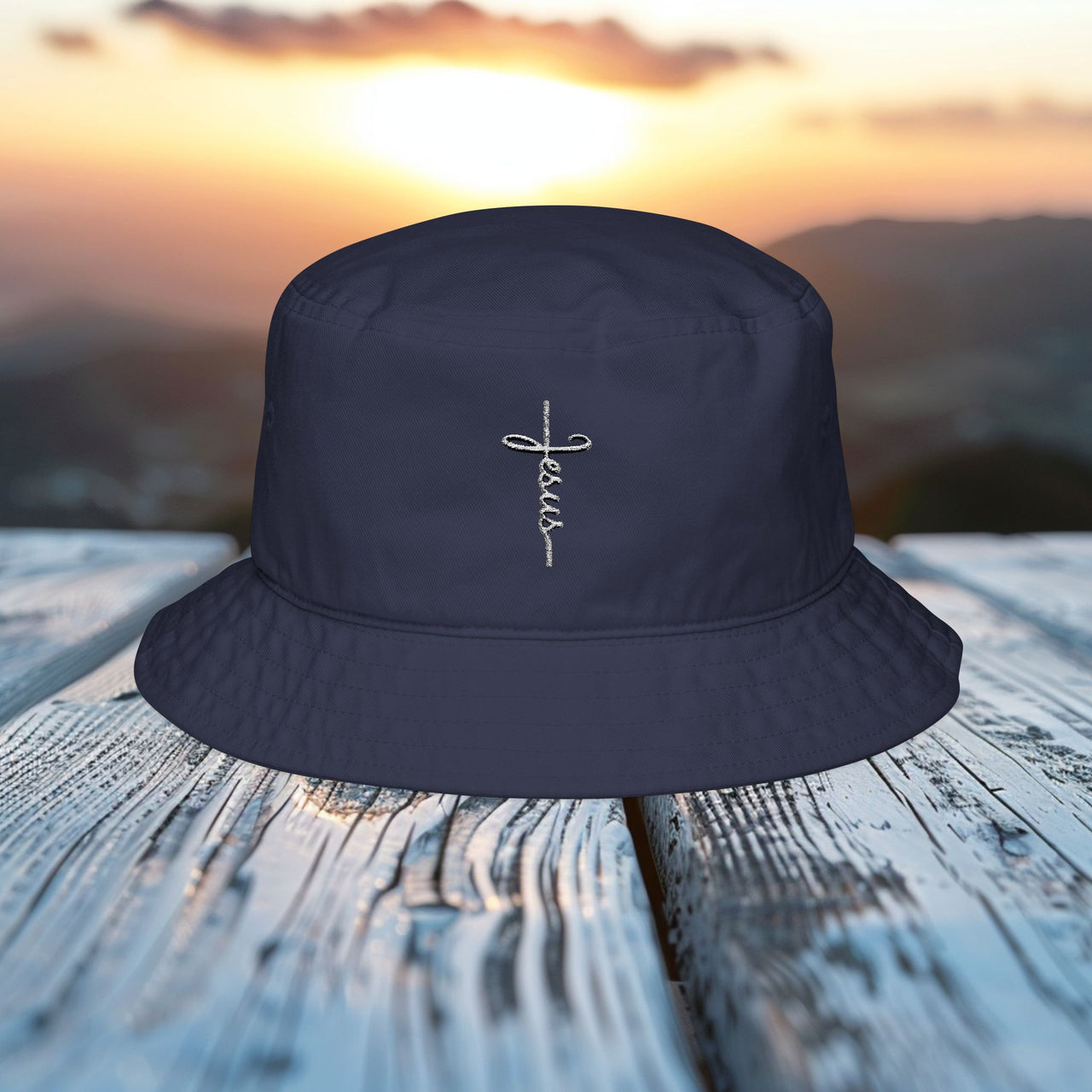 Jesus Cross Bucket Hat - My Faith My Father