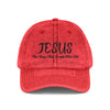 JESUS The Way The Truth The Life Vintage Hat - My Faith My Father