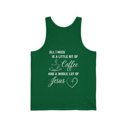 All I Need Unisex Jersey Tank Top - My Faith My Father